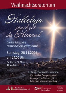 Plakat Weihnachtsoratorium