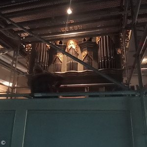 Einhausung Orgel Oktober 2025