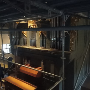 Einhausung Orgel Oktober 2025