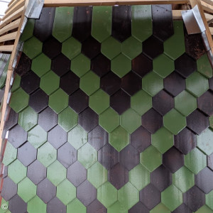 Neue Ziegeln Turmspitze